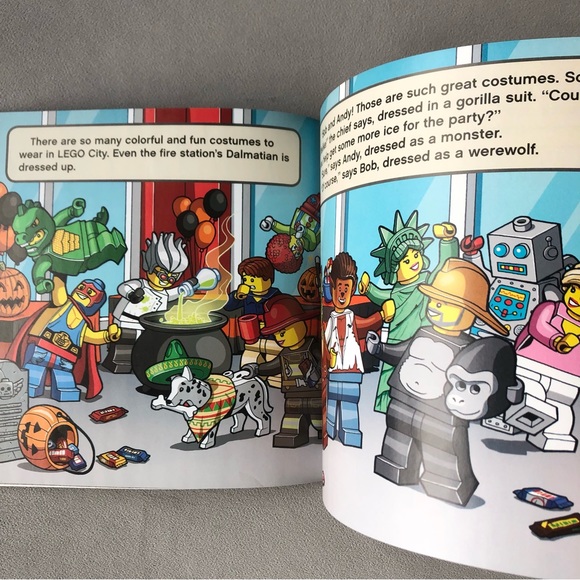 Set of 5 ~ Elementary Storybooks ~ Lego DC Marvel TMNT - Picture 4 of 16